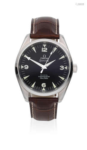 Aqua Terra Railmaster Re-Edition, Ref: 28025237, Sold 8th March 2004  Omega. A stainless steel automatic wristwatch