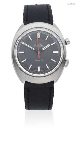 Chronostop, Ref: 145.009, Circa 1967  Omega. A stainless steel manual wind chronograph wristwatch