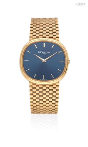 Ellipse, Ref: 3739/2, Sold 18th January 1979  Patek Philippe. A fine 18K gold automatic bracelet watch