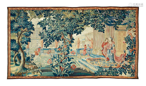 A 17th century tapestry panel, French