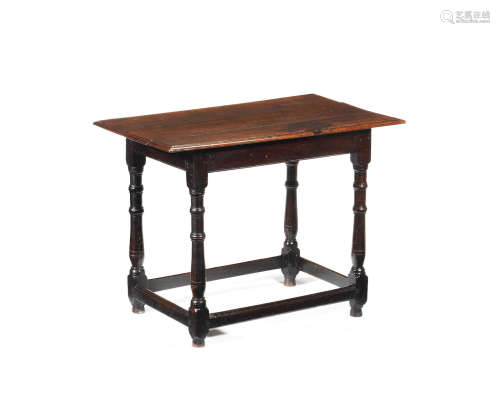 A William & Mary joined oak centre table, circa 1690