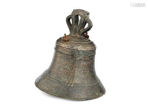 A Charles II leaded bronze bell, probably by William Seller of York (fl. 1635 - 1685)