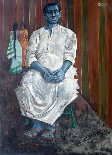 CORNELIS Krishna et ses deux femmes, 1970