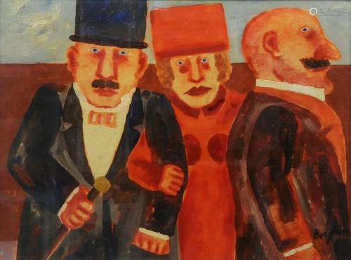 FRANZ BORGHESE (1941-2005) Les trois personnages