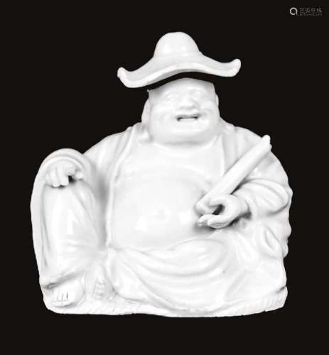 ART ASIATIQUE, CHINE 18ème SIECLE Bouddha souriant