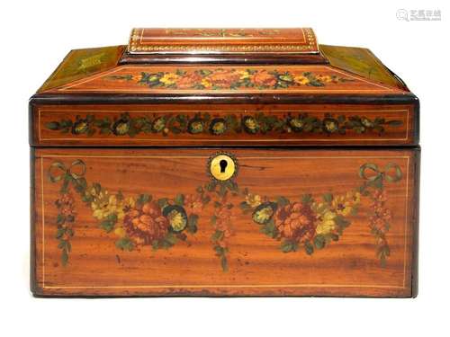 TEA CADDY, ANGLETERRE, REGENCY III