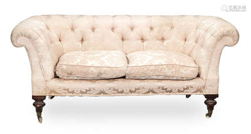 A late Victorian Chesterfield sofa