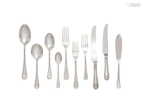 by James Dixon & Sons Ltd, Sheffield 1972 - 74  An Old English feather edge flatware service