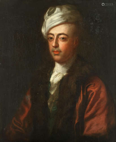 Portrait of a gentleman, bust-length Circle of Nathaniel Hone, RA(Dublin 1718-1784 London)
