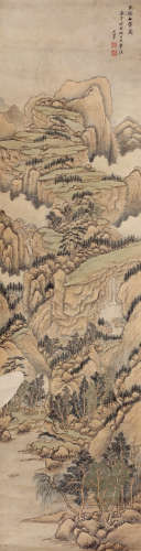 王翬（1632～1717） 天池石壁图 立轴 设色纸本