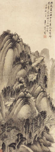 王宸（1720～1797） 夏山图 立轴 水墨纸本
