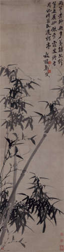 郑板桥（1693～1765） 竹石图 立轴 水墨纸本