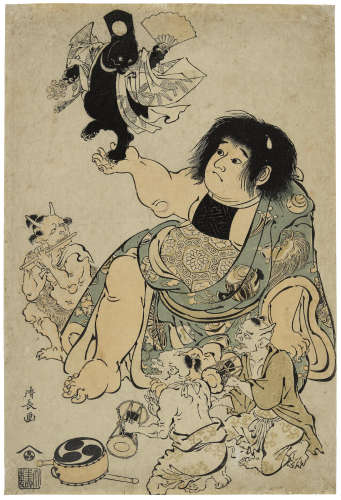Edo period (1615-1868), circa 1770-1852 Torii Kiyonaga (1752-1815), Utagawa Hiroshige I (1797-1858), and Suzuki Harunobu (1794-1770)