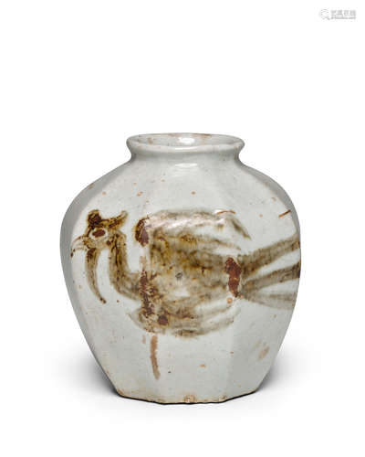 Joseon dynasty (1392-1897), 18th/19th century An iron-decorated porcelain jar