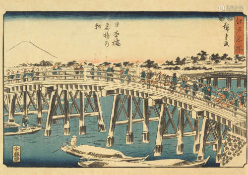 Edo period (1615-1868), circa 1843-1854 Utagawa Hiroshige I (1797-1858)