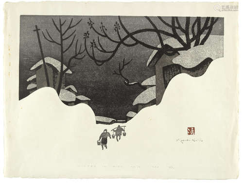 Showa era (1926-1989), circa 1950-1970 Saito Kiyoshi (1907-1997)