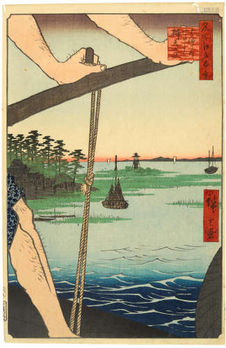 Edo period (1615-1868), circa 1857-1858 Utagawa Hiroshige I (1797-1858)