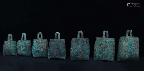 206BC-220AD, A SET OF BRONZE INSTRUMENTS, WARRING STATES