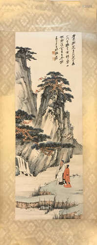 ZHANG DAQIAN LANDSCAPE PAINTING 