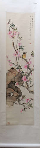 ZHOU WUSHENG FLORAL&BIRD PAINTING 