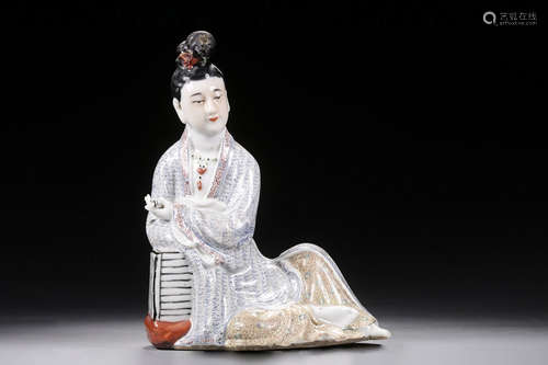 FAMILLE ROSE 'GUANYIN' FIGURE