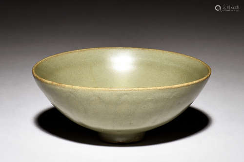 CELADON GLAZED IMPRESSED BOWL