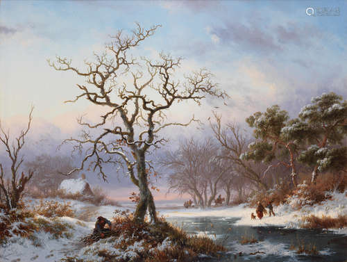 Winter Fredrik Marinus Kruseman(Dutch, 1816-1882)