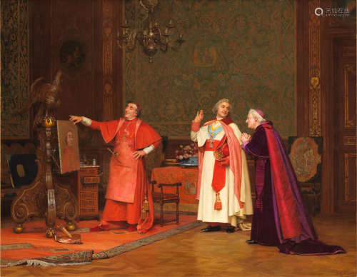 Painted by himself Jehan Georges Vibert(French, 1840-1902)