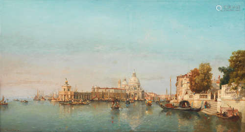 Grand Canal, Venice Jean Baptiste van Moer(Belgian, 1819-1884)