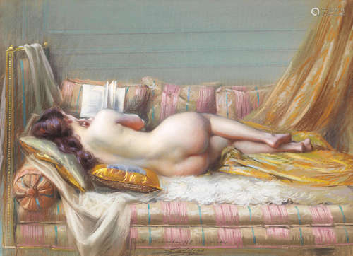 Nu allongé Delphin Enjolras(French, 1857-1945)