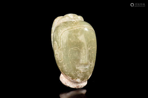 CELADON JADE CARVED ORNAMENT