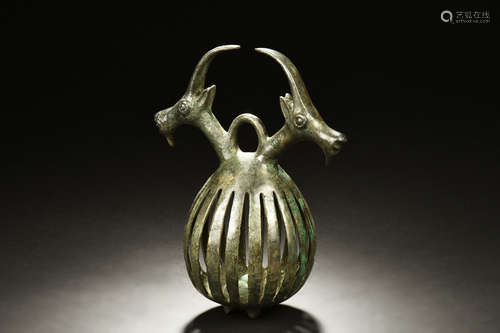 BRONZE CAST 'GOATS' BELL