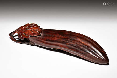 WOOD CARVED 'LOOFAH' FIGURE