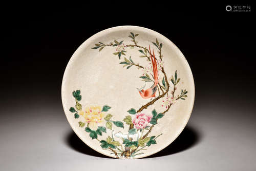 WUCAI 'FLOWERS AND BIRD' DISH