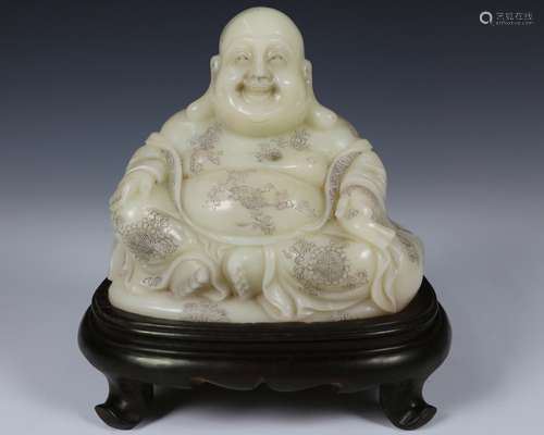 SOAPSTONE CARVING BUDDHA FIGURE