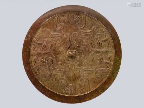 A Bronze Mirror, Tang Dynasty.