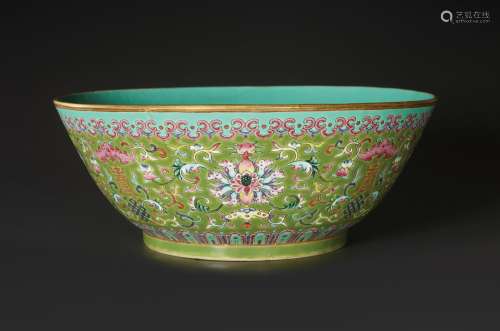Chinese Works of ArtA LARGE FAMILLE ROSE ‘FIVE ...