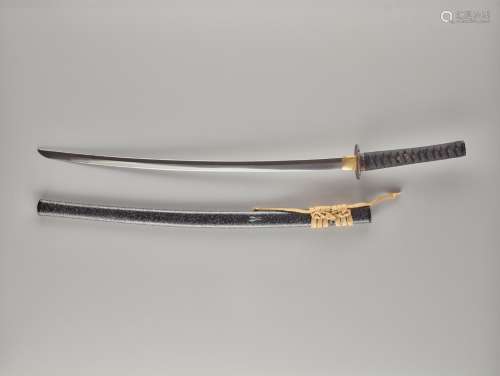 Japanese Works of ArtA TACHI WITH LACQUER AND M...