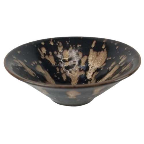 A Song Style Jizhou Tortoiseshell-Glazed Tea Bowl