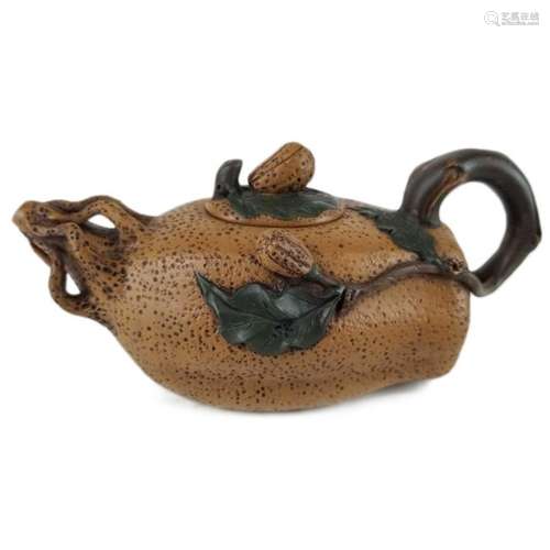 A Yixing Ware Zisha Clay Teapot