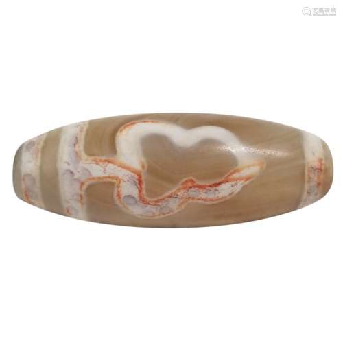 A Tibetan Dzi agate