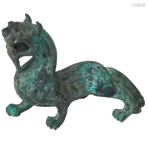 A Chinese Bronze Lion