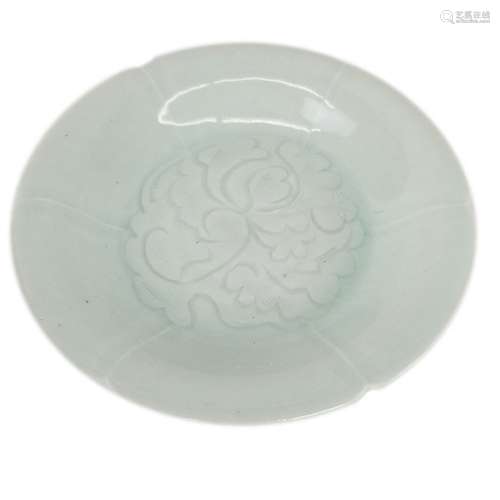 A Song Style Hutian Ware Carved Lotus Dish