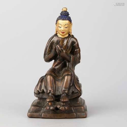 CHINESE TIBETAN BRONZE BUDDHA