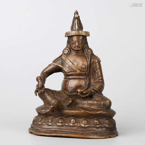 CHINESE TIBETAN BRONZE FIGURINE