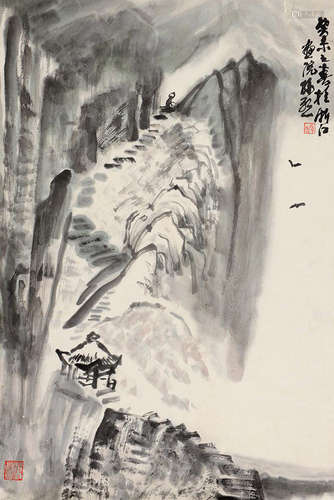 孙永 山水 立轴