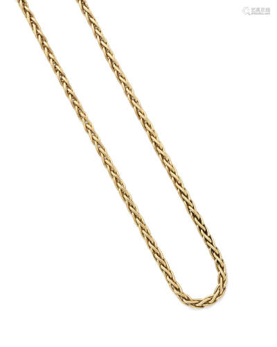 An 18K Gold Chain, Cartier