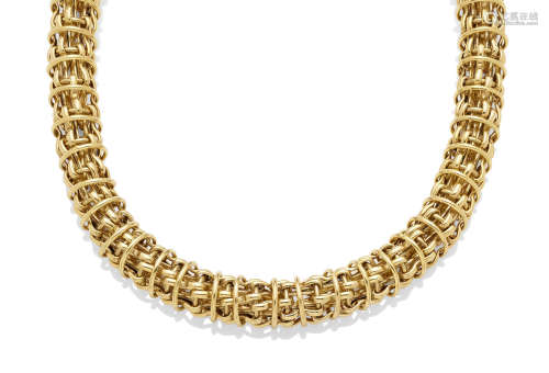 A 14k gold necklace, Italian