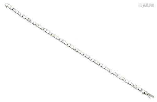 A diamond line bracelet