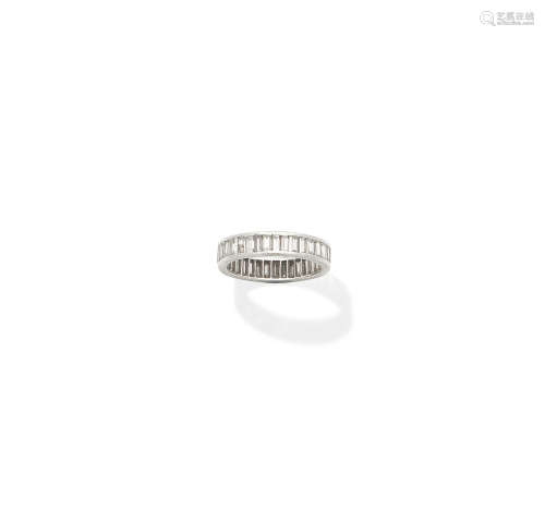 A diamond eternity ring